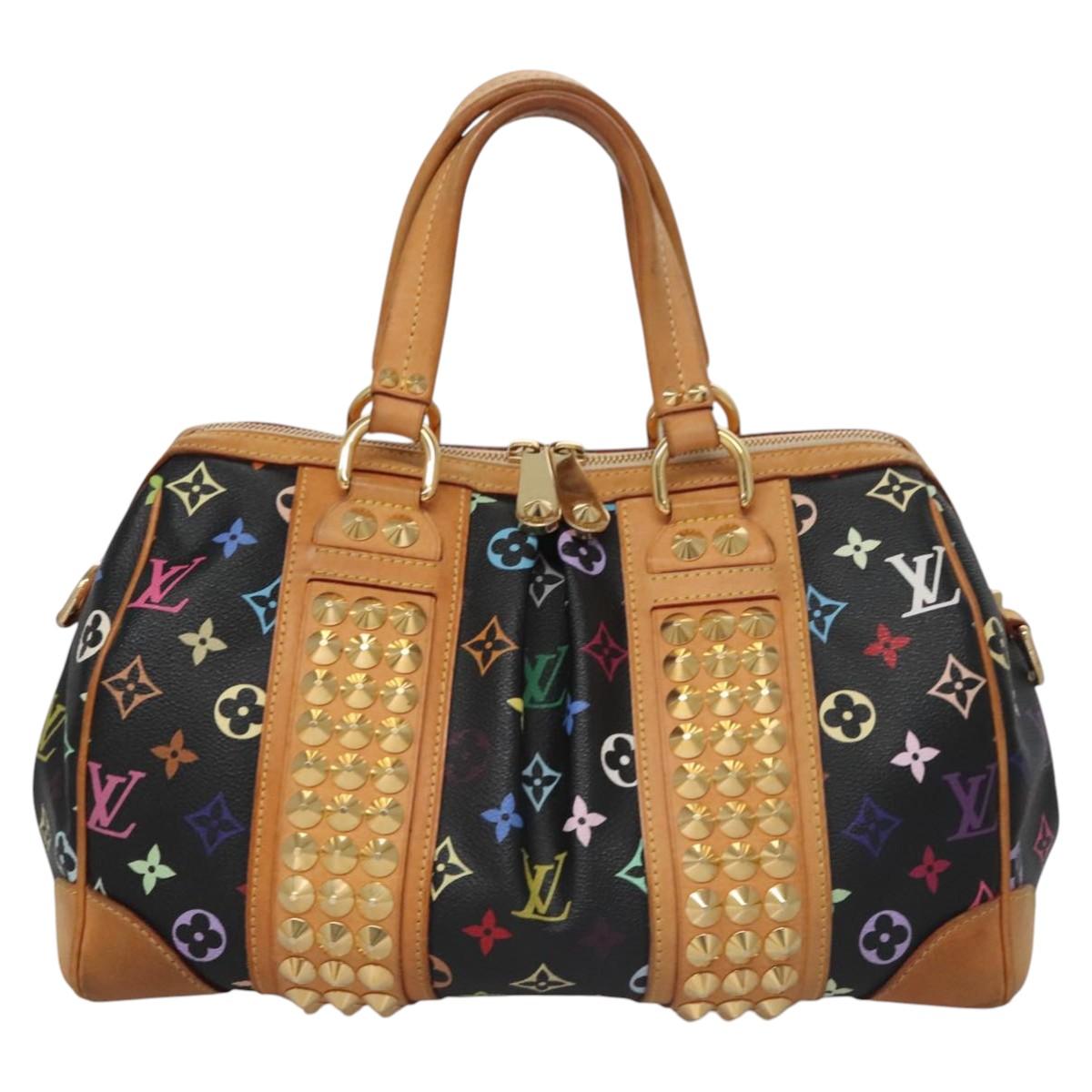 Louis Vuitton Courtney Black Canvas Handbag (Pre-Owned)