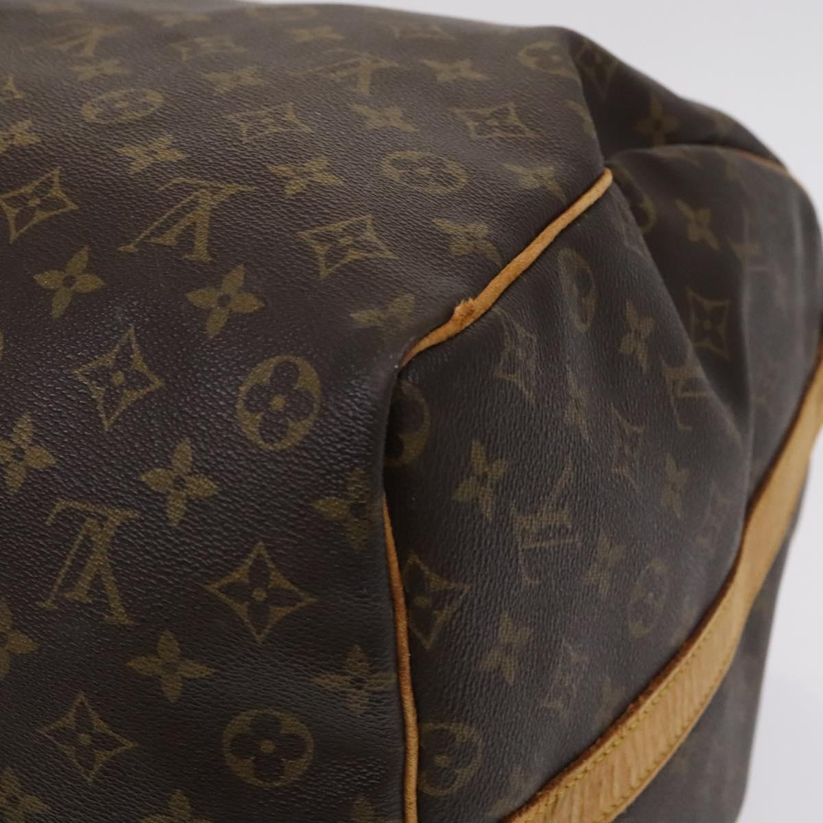 Louis Vuitton Keepall Bandoulière 60 Brown Canvas Travel Bag (Pre-Owned)