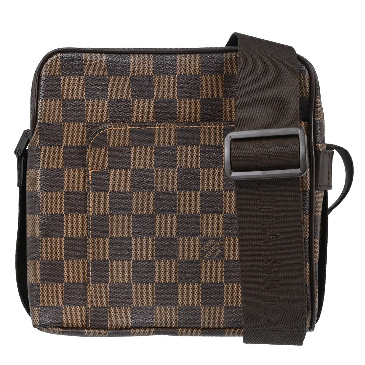 Louis Vuitton Olav Damier Brown Canvas Handbag (Pre-Owned)