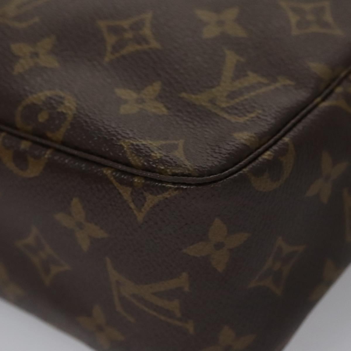 Louis Vuitton Trousse Toilette 28 Brown Canvas Clutch Bag (Pre-Owned)