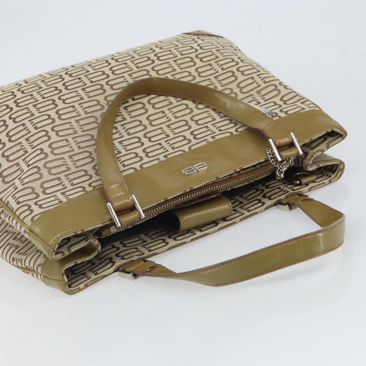 Balenciaga Vintage Canvas Beige Canvas Handbag (Pre-Owned)