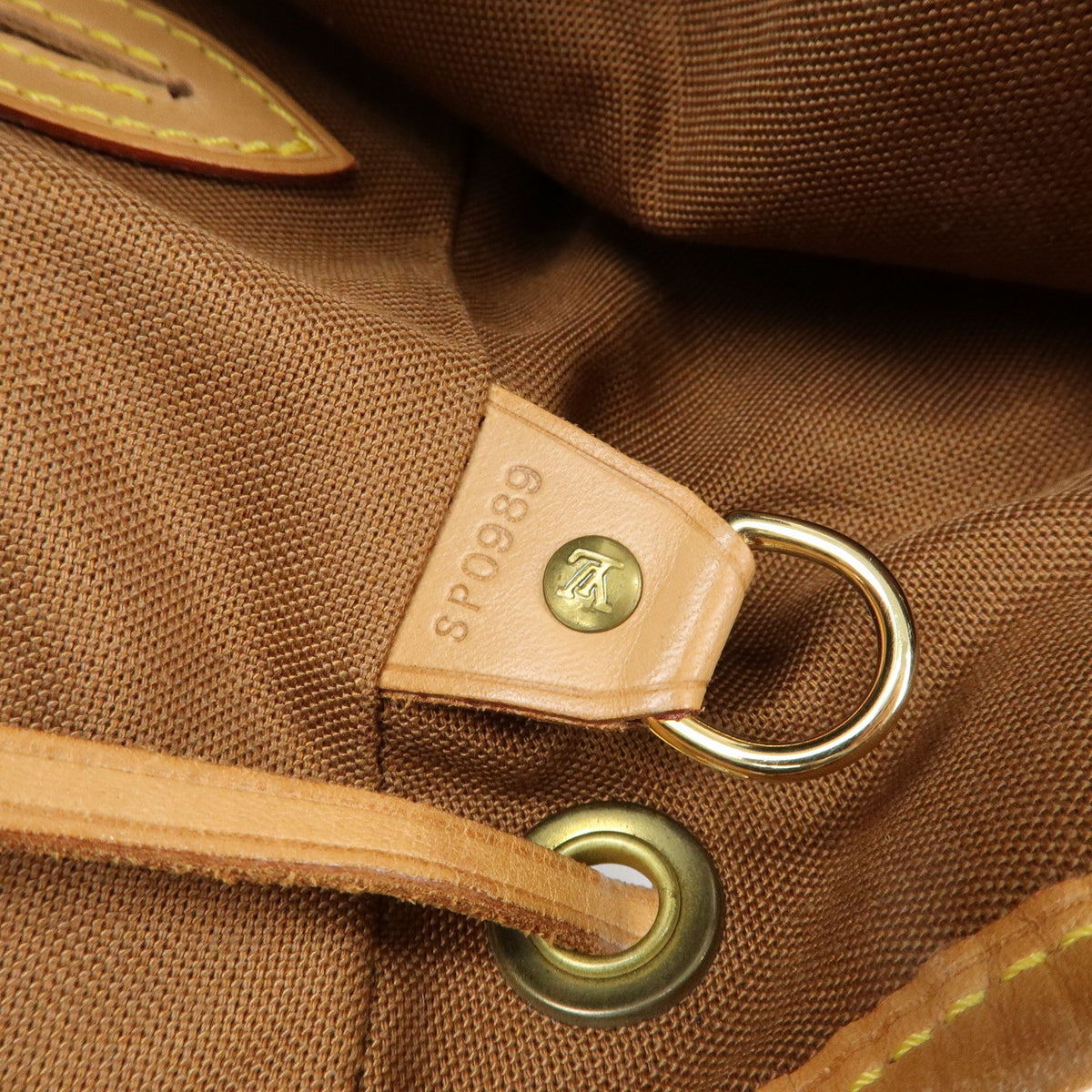 Louis Vuitton Vintage Montsouris Monogram Canvas Brown Canvas Backpack Bag (Pre-Owned)