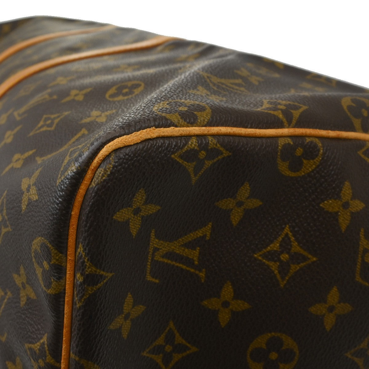 Louis Vuitton Keepall Monogram Canvas Brown Canvas Travel Bag Bag (Pre-Owned)