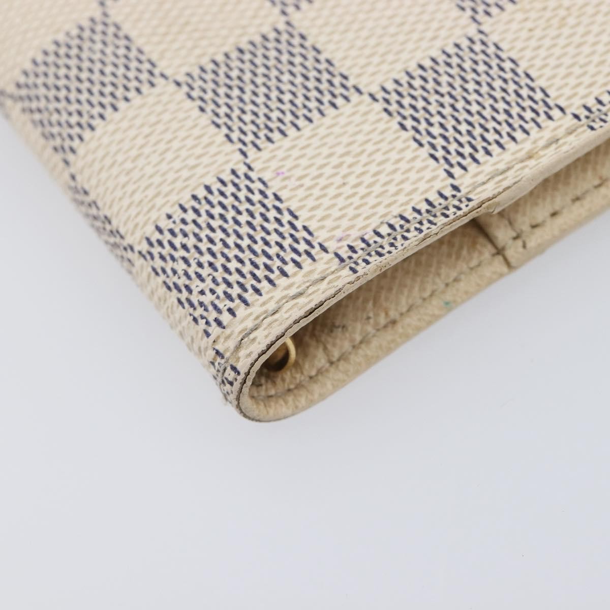 Louis Vuitton Ring Agenda Cover Damier Beige Canvas Briefcase Bag (Pre-Owned)