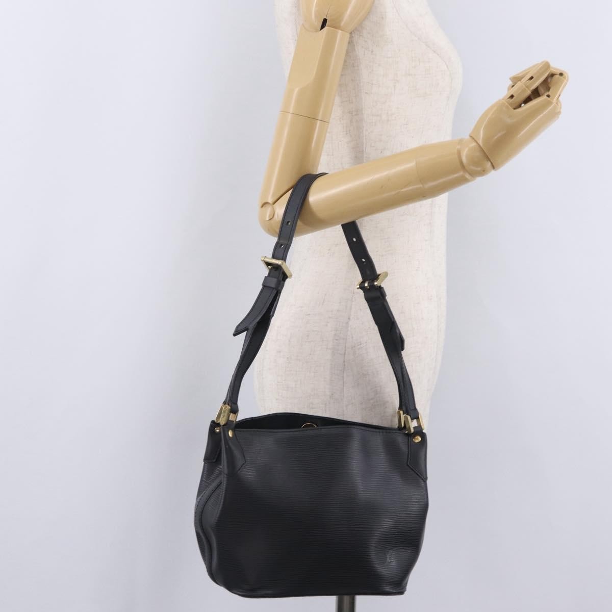 Louis Vuitton Mandara Epi Leather Black Leather Shoulder Bag Bag (Pre-Owned)