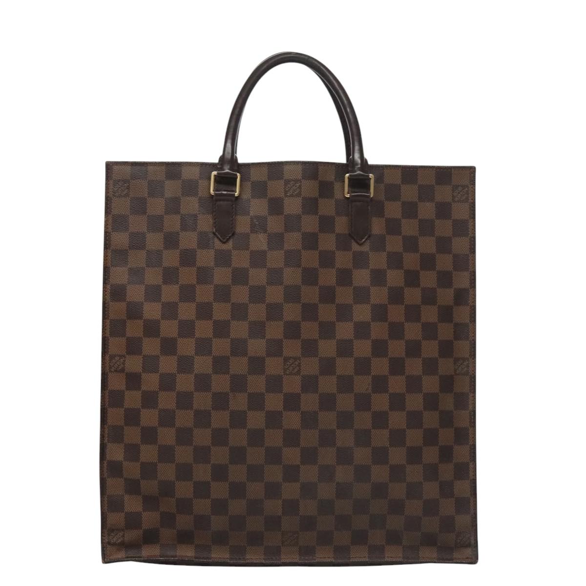 Louis Vuitton Sac Plat Brown Canvas Handbag (Pre-Owned)