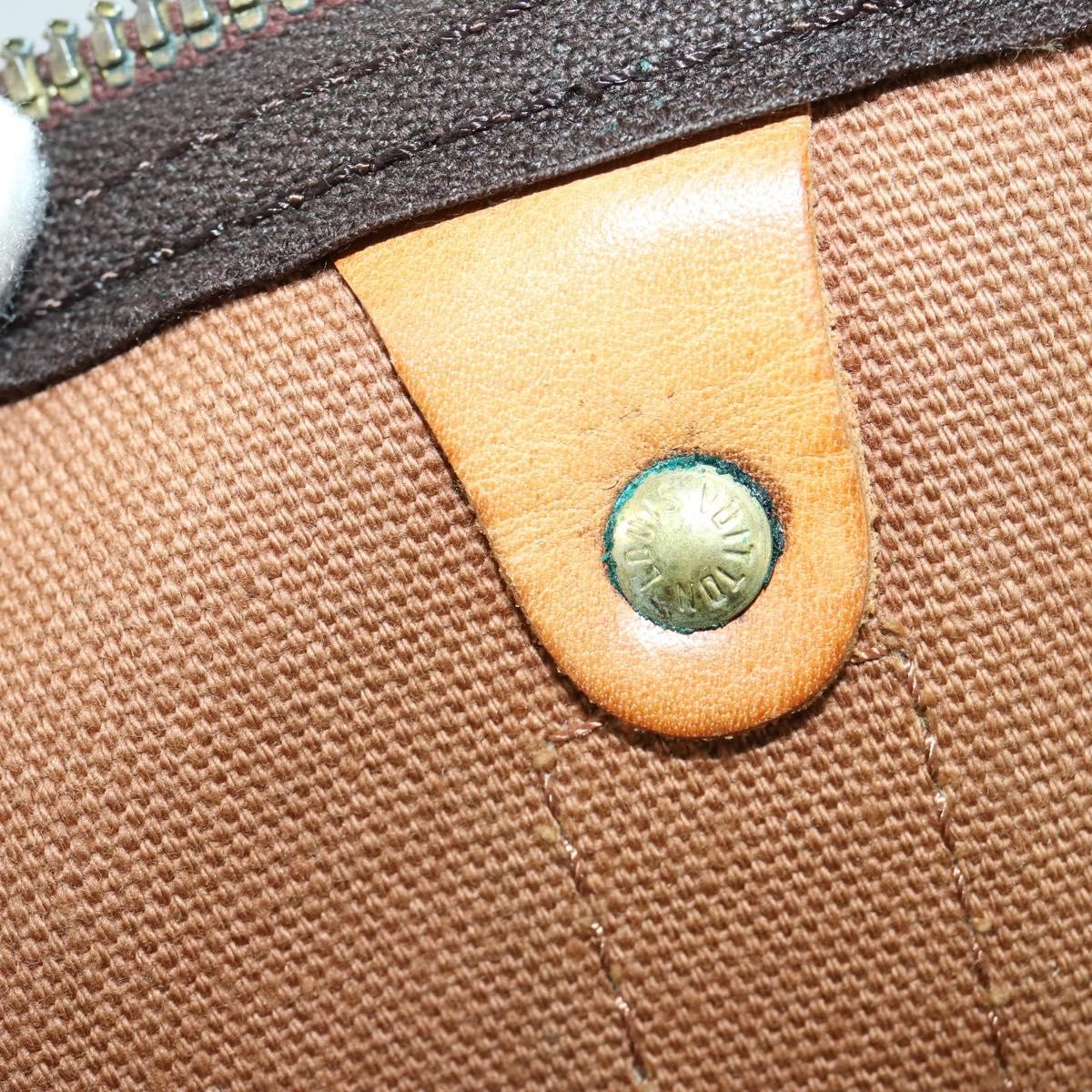Louis Vuitton Keepall Monogram Canvas Brown Canvas Travel Bag Bag (Pre-Owned)