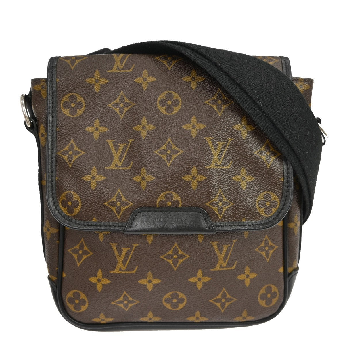 Louis Vuitton Bass Messenger Macassar Monogram Canvas Brown Canvas Shoulder Bag Bag (Pre-Owned)