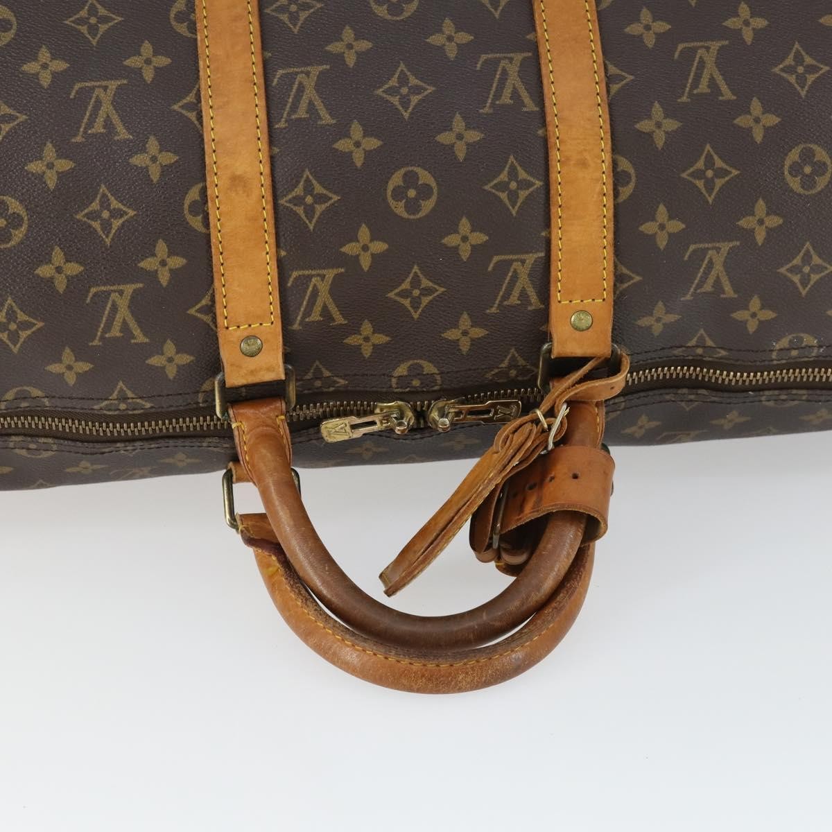Louis Vuitton Keepall Monogram Canvas Brown Canvas Travel Bag Bag (Pre-Owned)