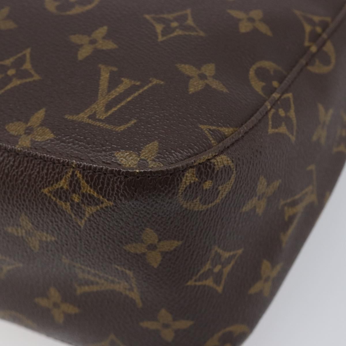 Louis Vuitton Looping Monogram Canvas Brown Canvas Handbag (Pre-Owned)