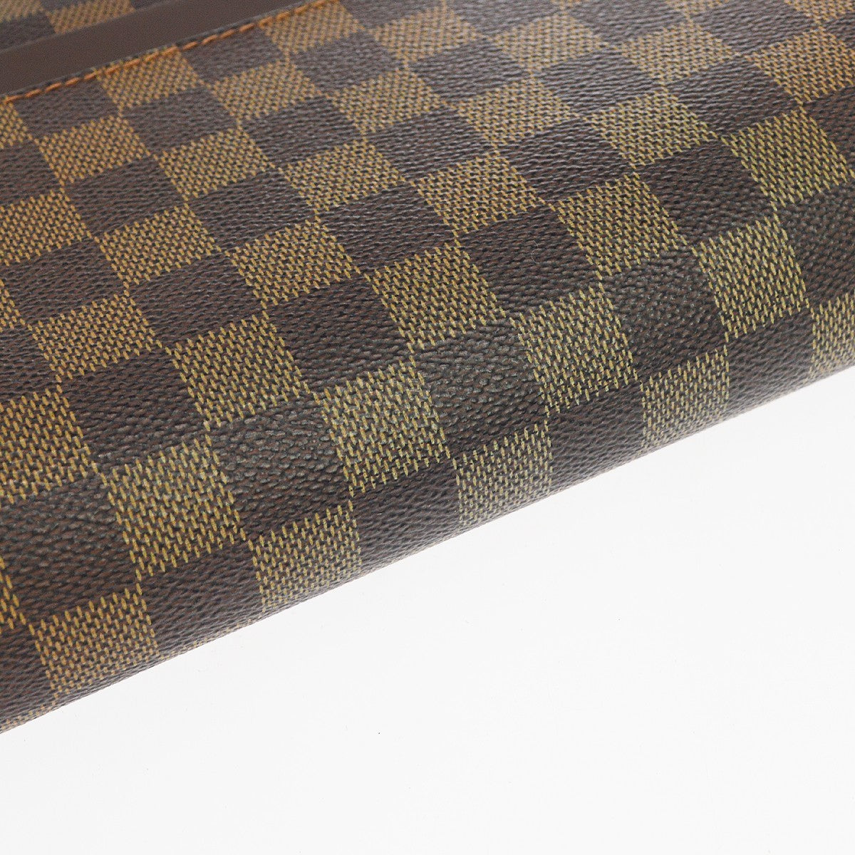 Louis Vuitton Pochette Saint Louis Damier Brown Canvas Clutche & Pouche Bag (Pre-Owned)