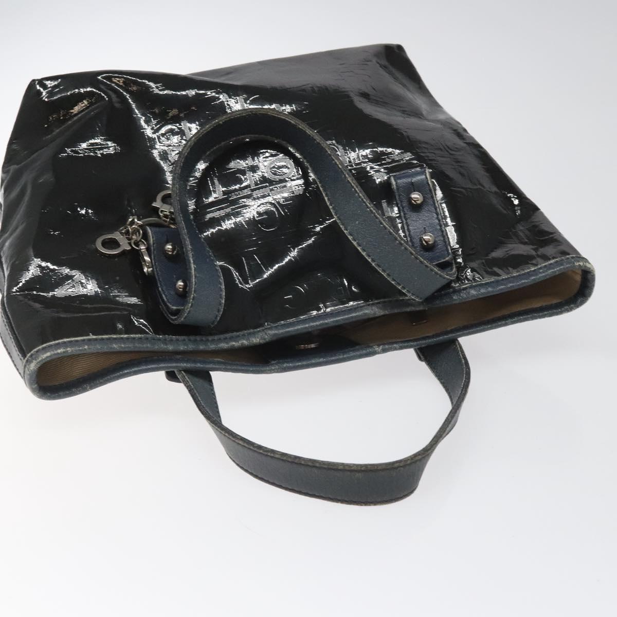 Salvatore Ferragamo - Black Patent Leather Handbag (Pre-Owned)