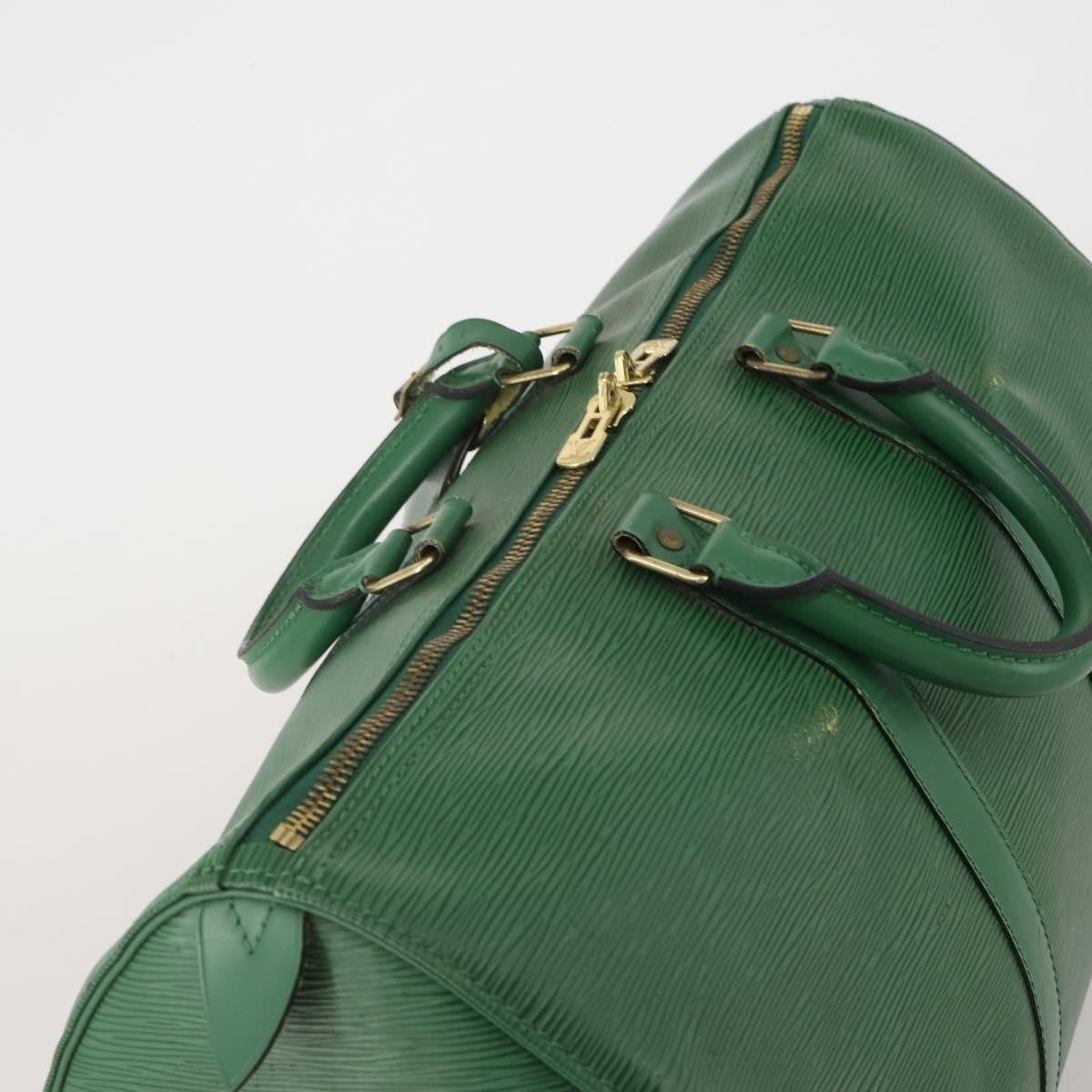 Louis Vuitton Keepall Epi Leather Green Leather Travel Bag Bag (Pre-Owned)