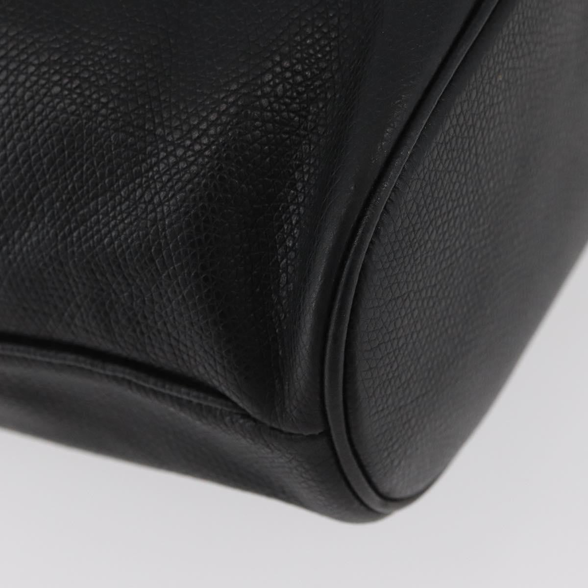 MCM Vintage Vicetos Leather Black Leather Shoulder Bag Bag (Pre-Owned)