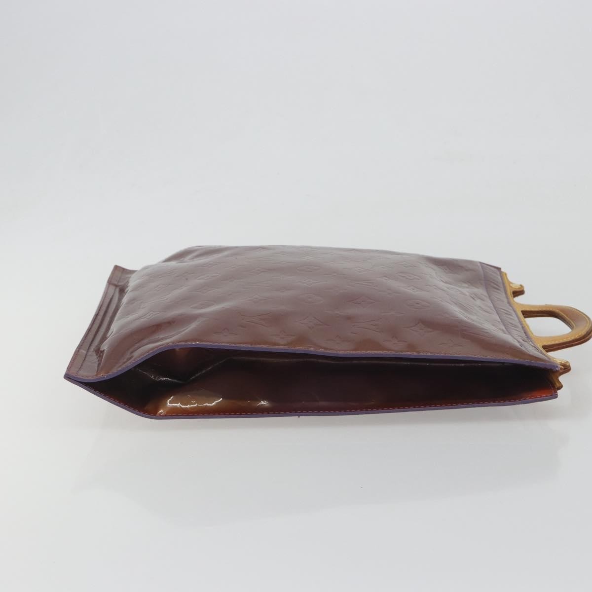 Louis Vuitton Stanton Monogram Vernis Purple Patent_Leather Tote Bag Bag (Pre-Owned)