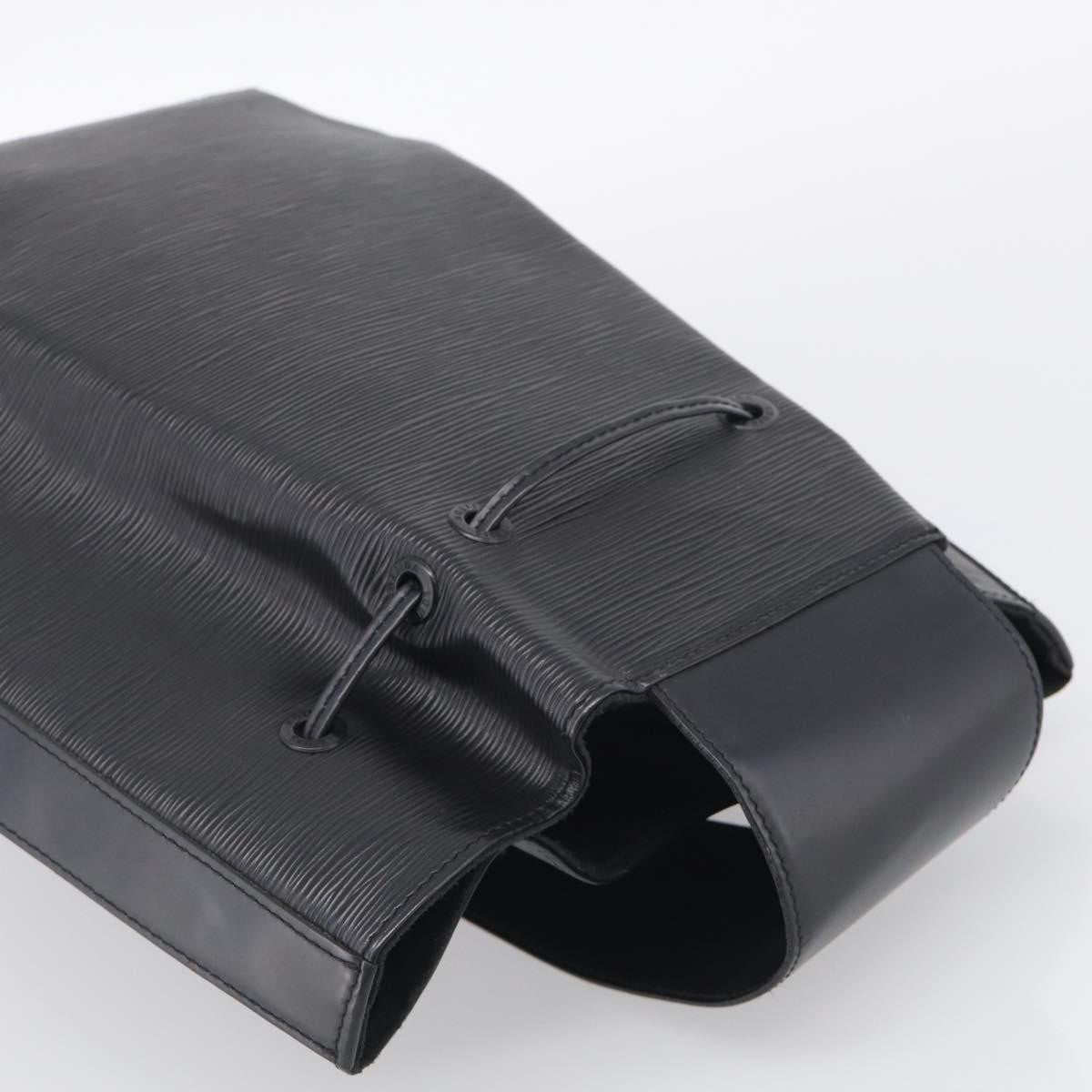 Louis Vuitton Sac A Dos Drawstring Epi Leather Black Leather Backpack Bag (Pre-Owned)