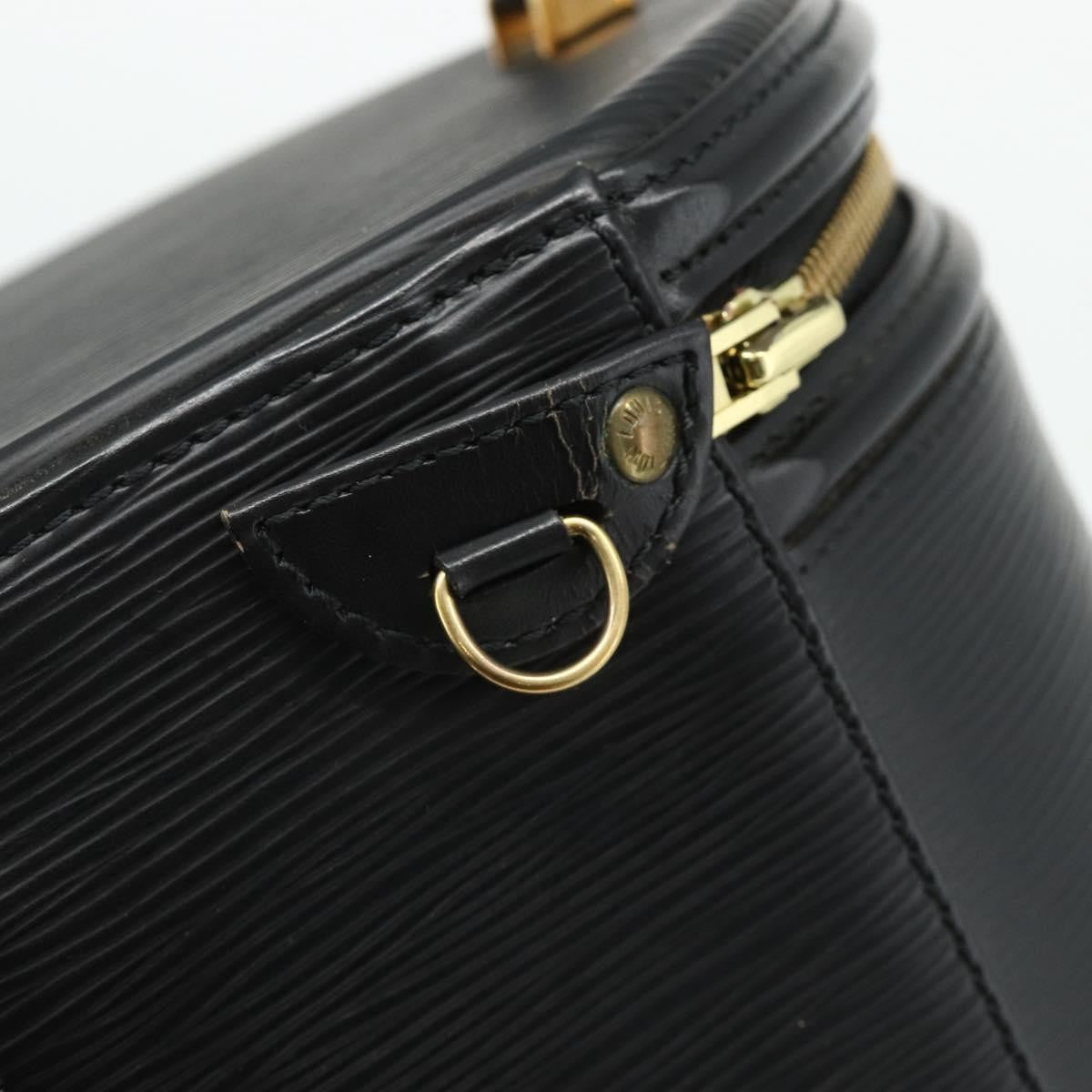 Louis Vuitton Cannes Epi Leather Black Leather Handbag (Pre-Owned)