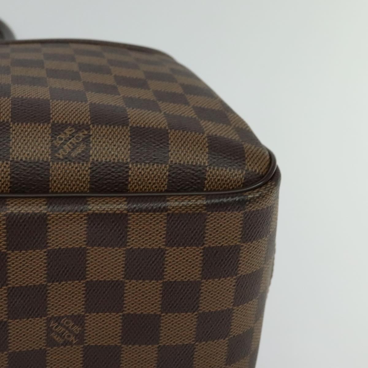 Louis Vuitton Deauville Brown Canvas Handbag (Pre-Owned)