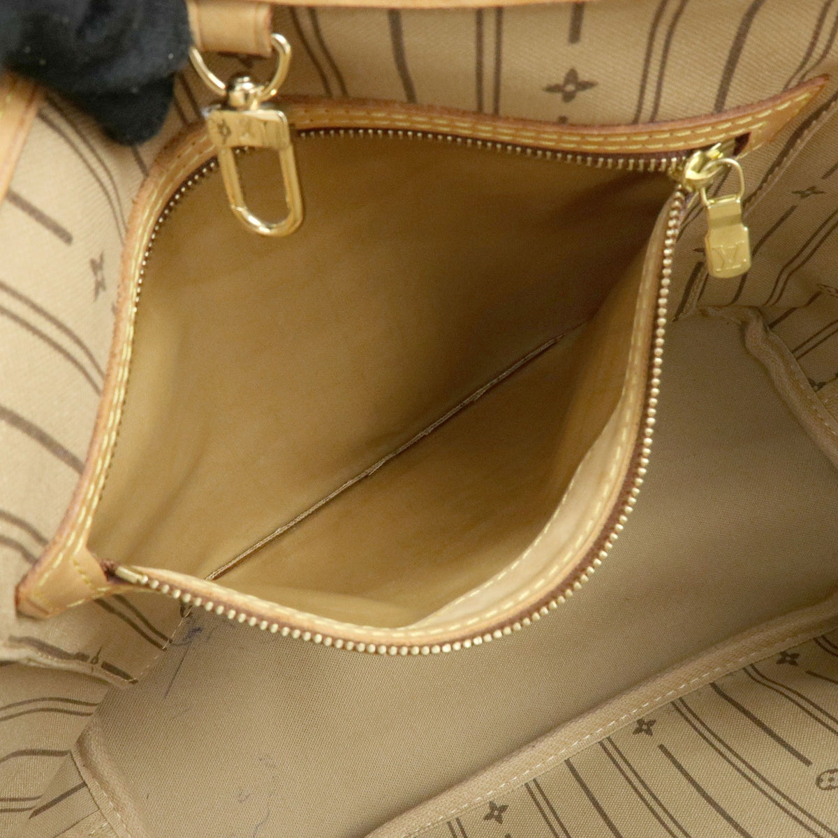 Louis Vuitton Neverfull Monogram Canvas Brown Canvas Tote Bag Bag (Pre-Owned)