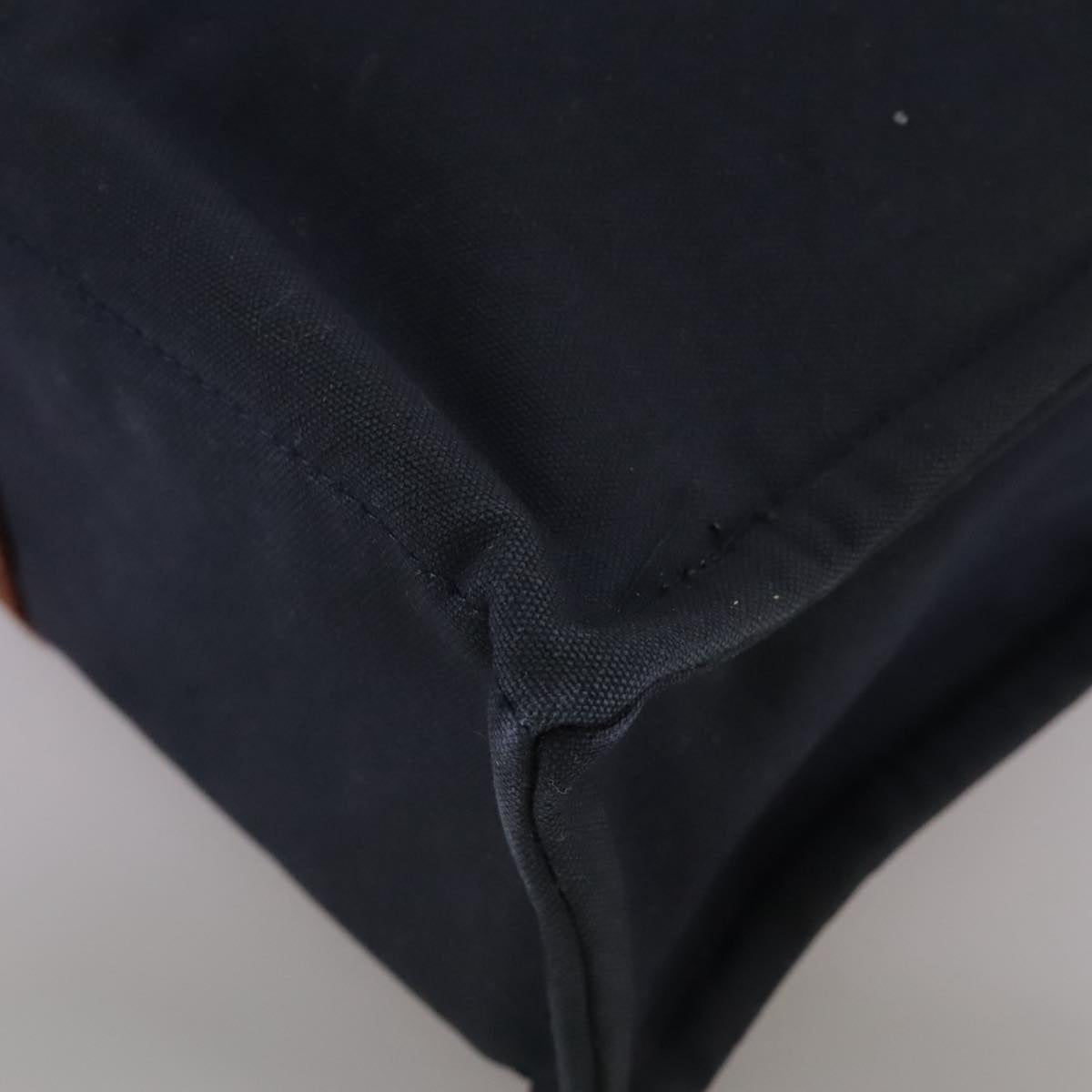 Hermès Toto Navy Canvas Tote Bag (Pre-Owned)