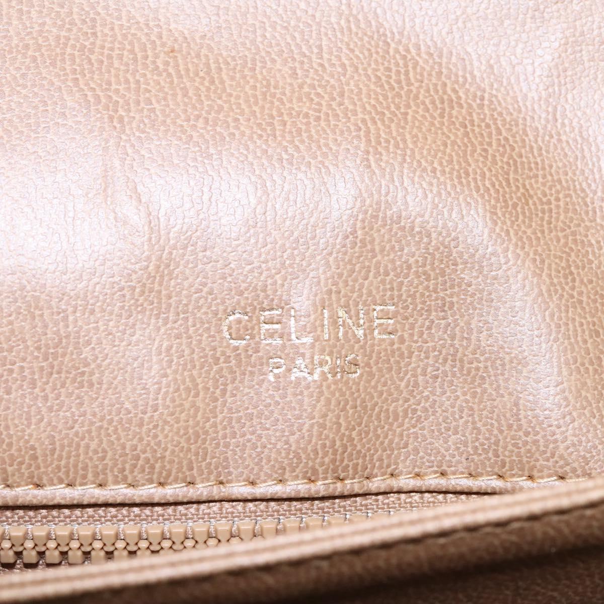Céline Macadam Beige Canvas Shoulder Bag (Pre-Owned)