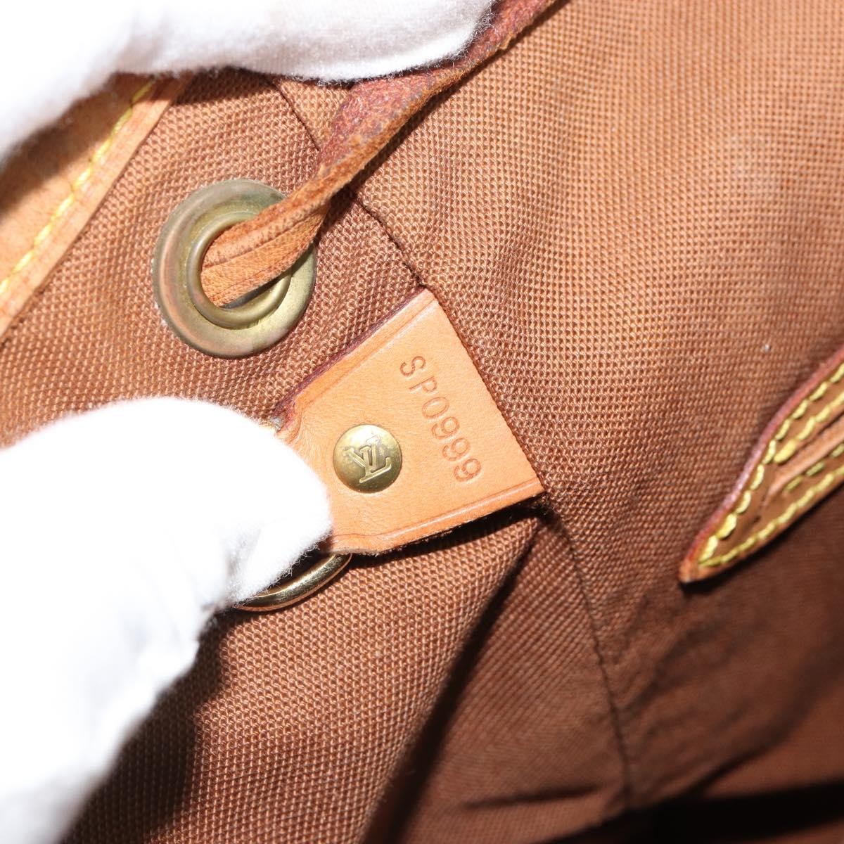 Louis Vuitton Vintage Montsouris Monogram Canvas Brown Canvas Backpack Bag (Pre-Owned)