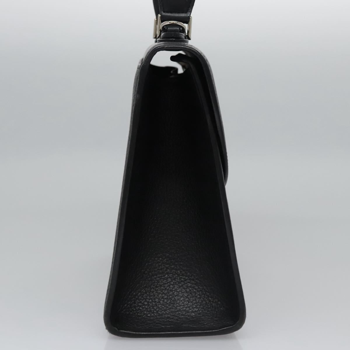 Burberry Black Leather Handbag (Pre-Owned)