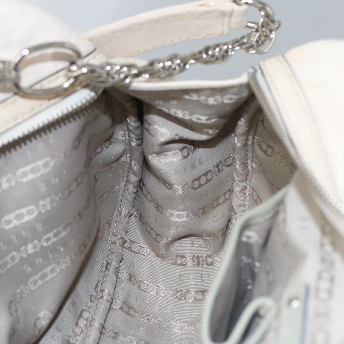 Céline Vintage Beige Leather Shoulder Bag (Pre-Owned)
