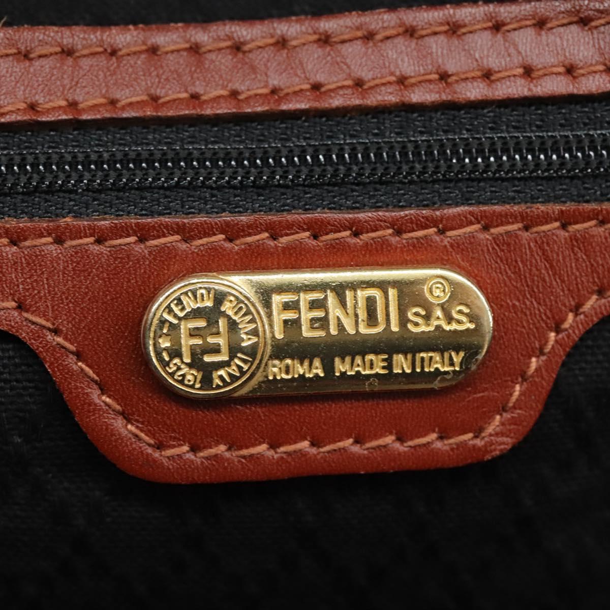Fendi Pecan Multicolour Canvas Handbag (Pre-Owned)