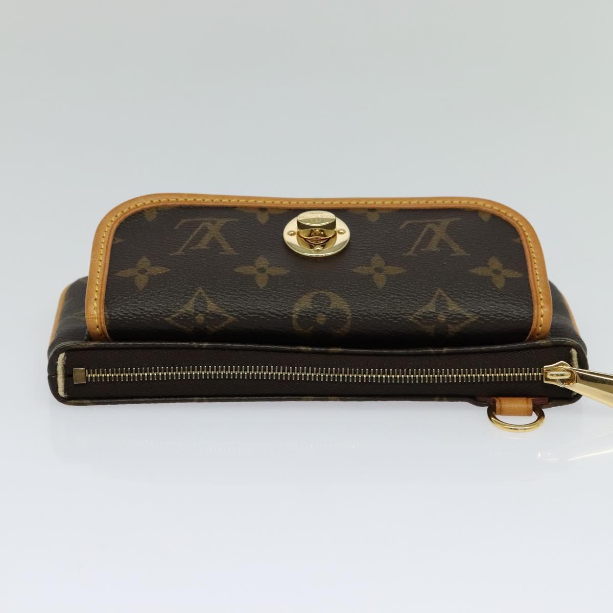 Louis Vuitton Tikal Brown Canvas Clutch Bag (Pre-Owned)