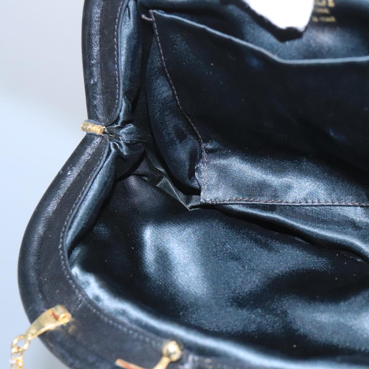 Bally Black Velvet Shoulder Bag (Pre-Owned)