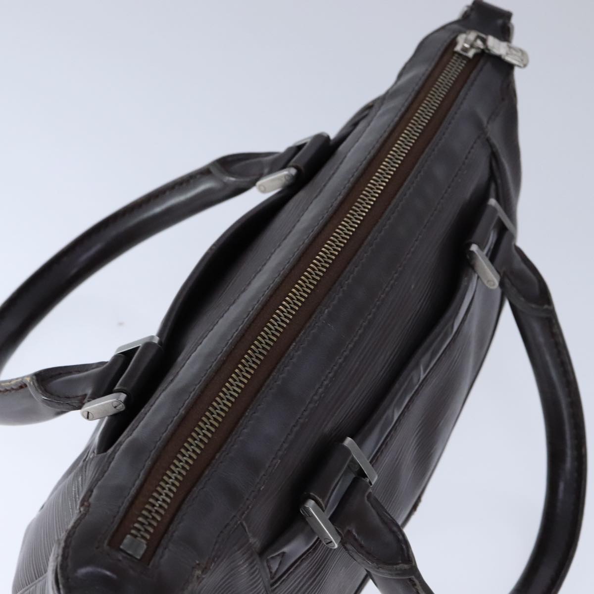 Louis Vuitton Danura Brown Leather Handbag (Pre-Owned)