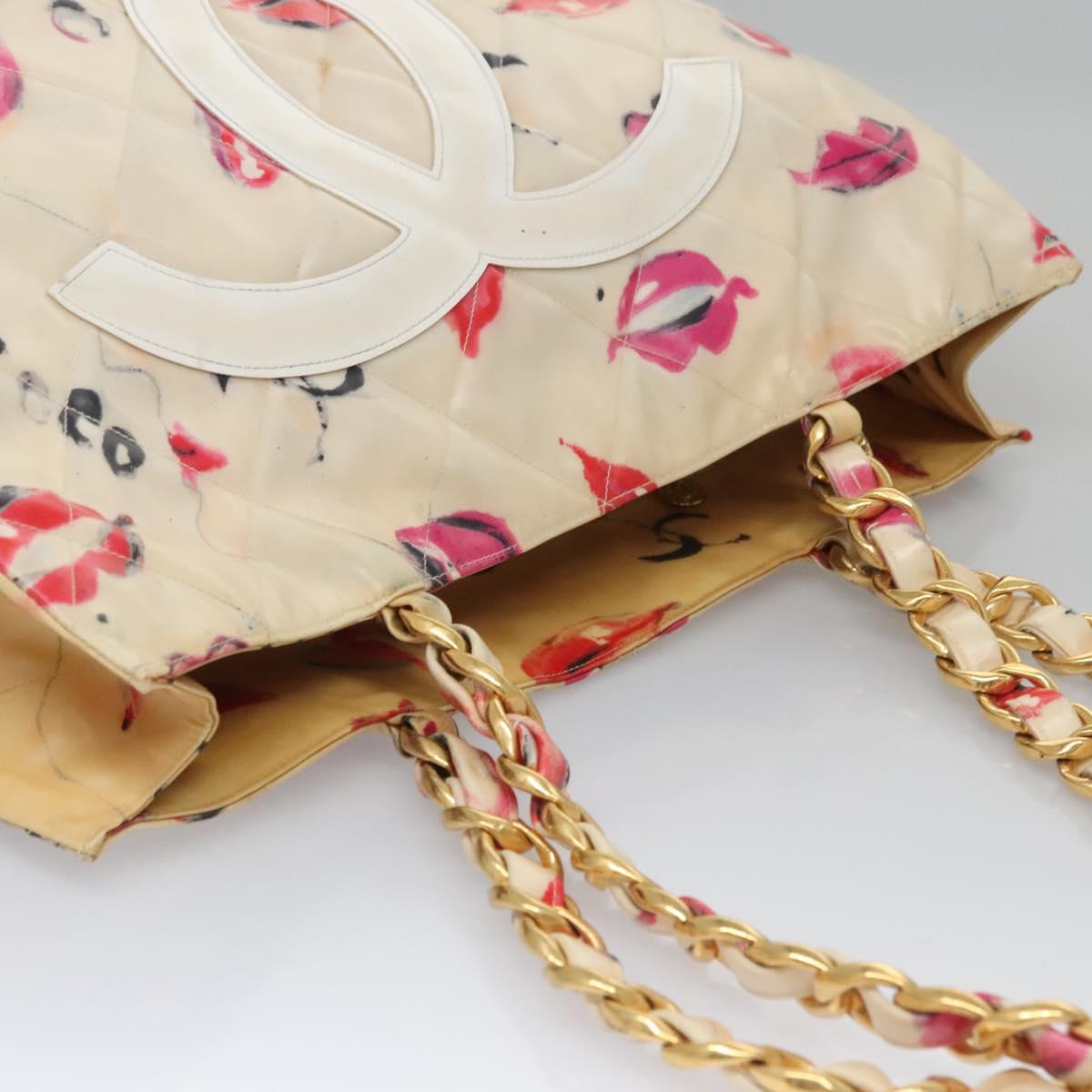 Chanel Red Vinyl Tote Bag (Pre-Owned)
