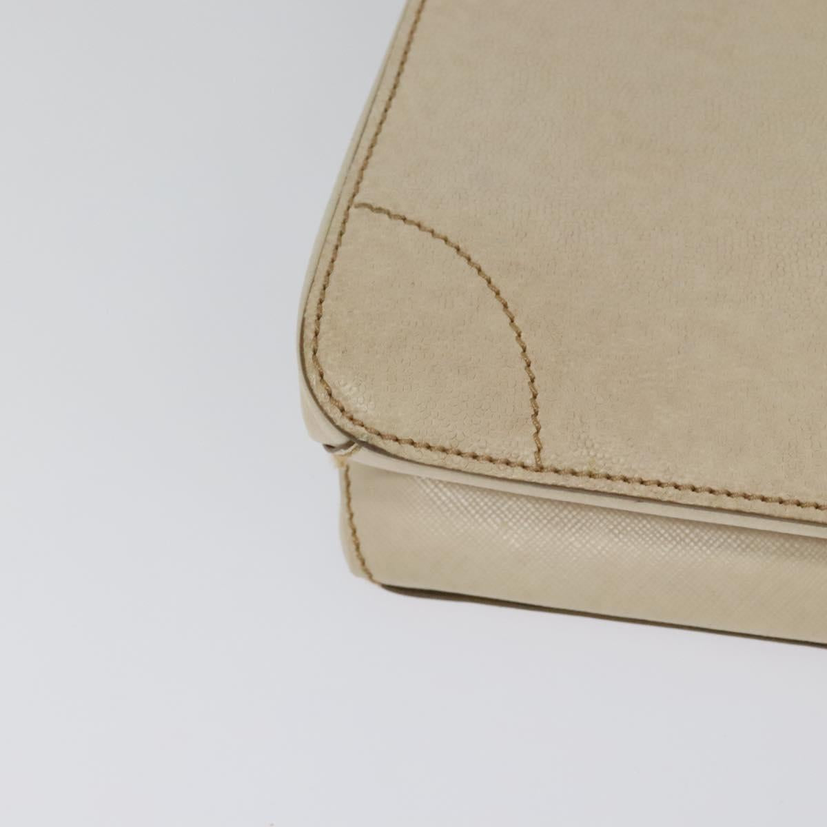 Salvatore Ferragamo Beige Leather Handbag (Pre-Owned)