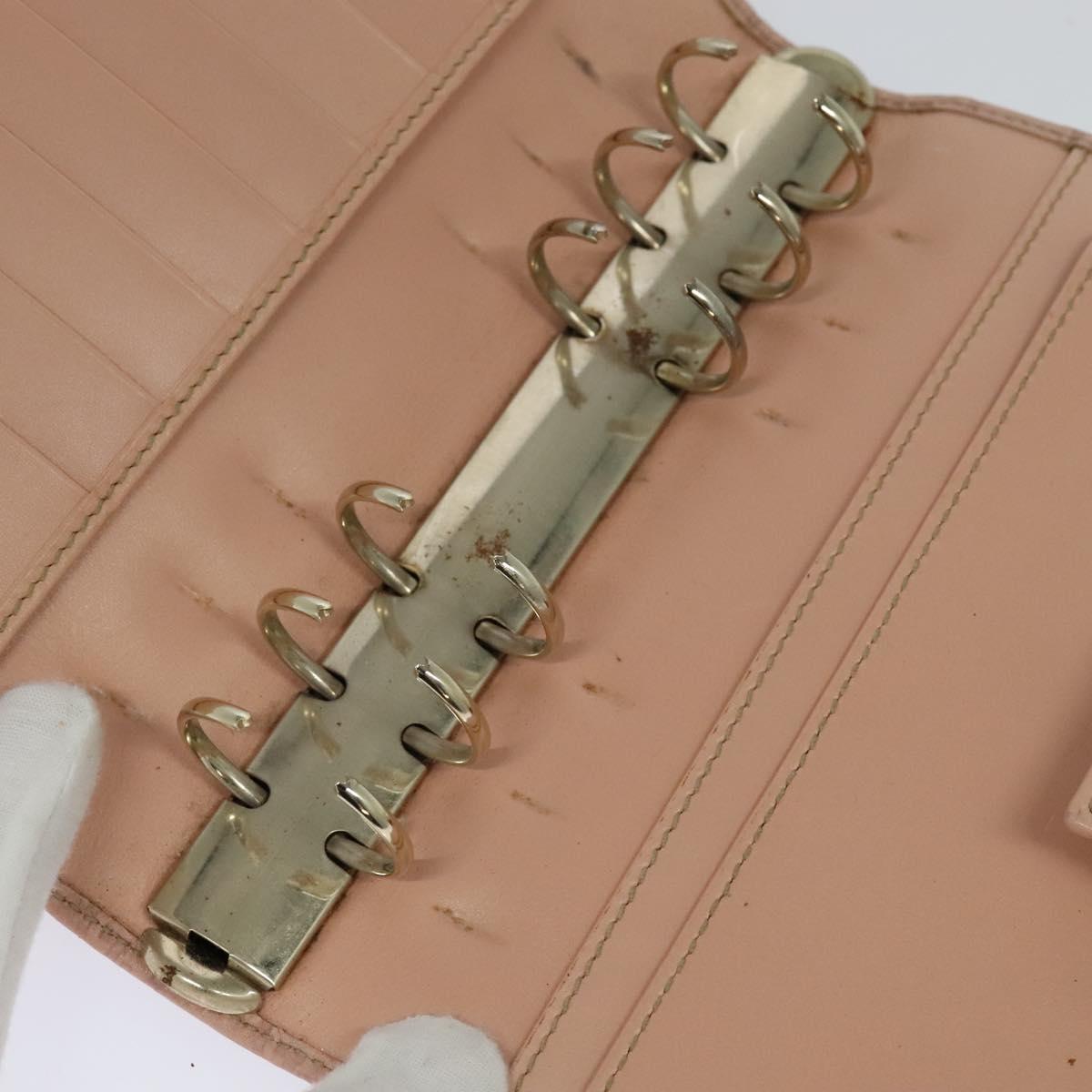 Gucci Couverture Agenda Pink Leather Wallet (Pre-Owned)