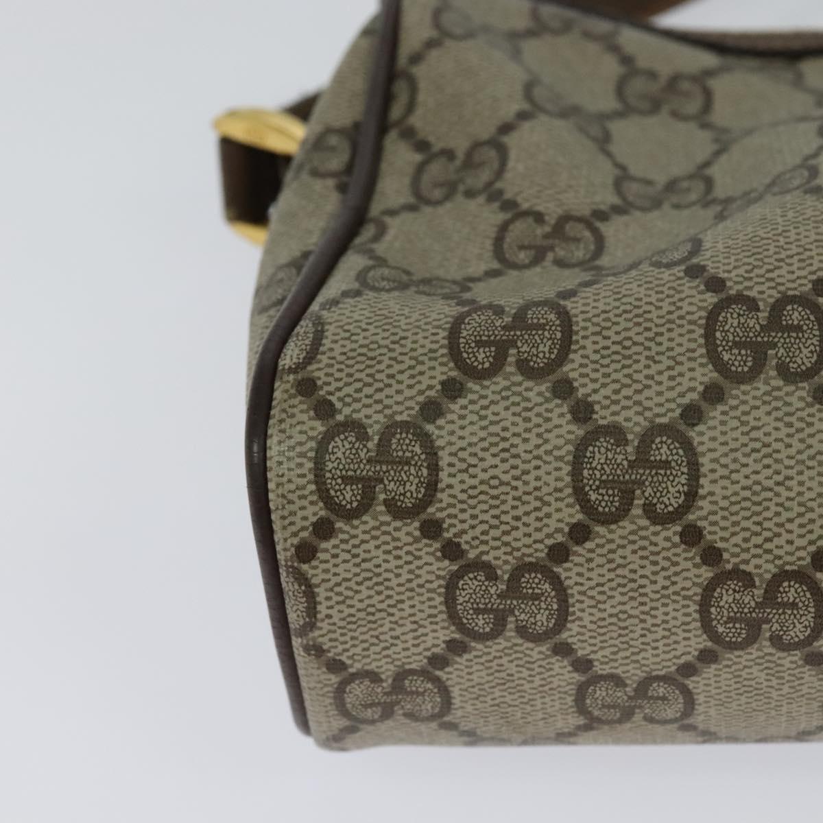 Gucci Shelly Beige Canvas Shoulder Bag (Pre-Owned)