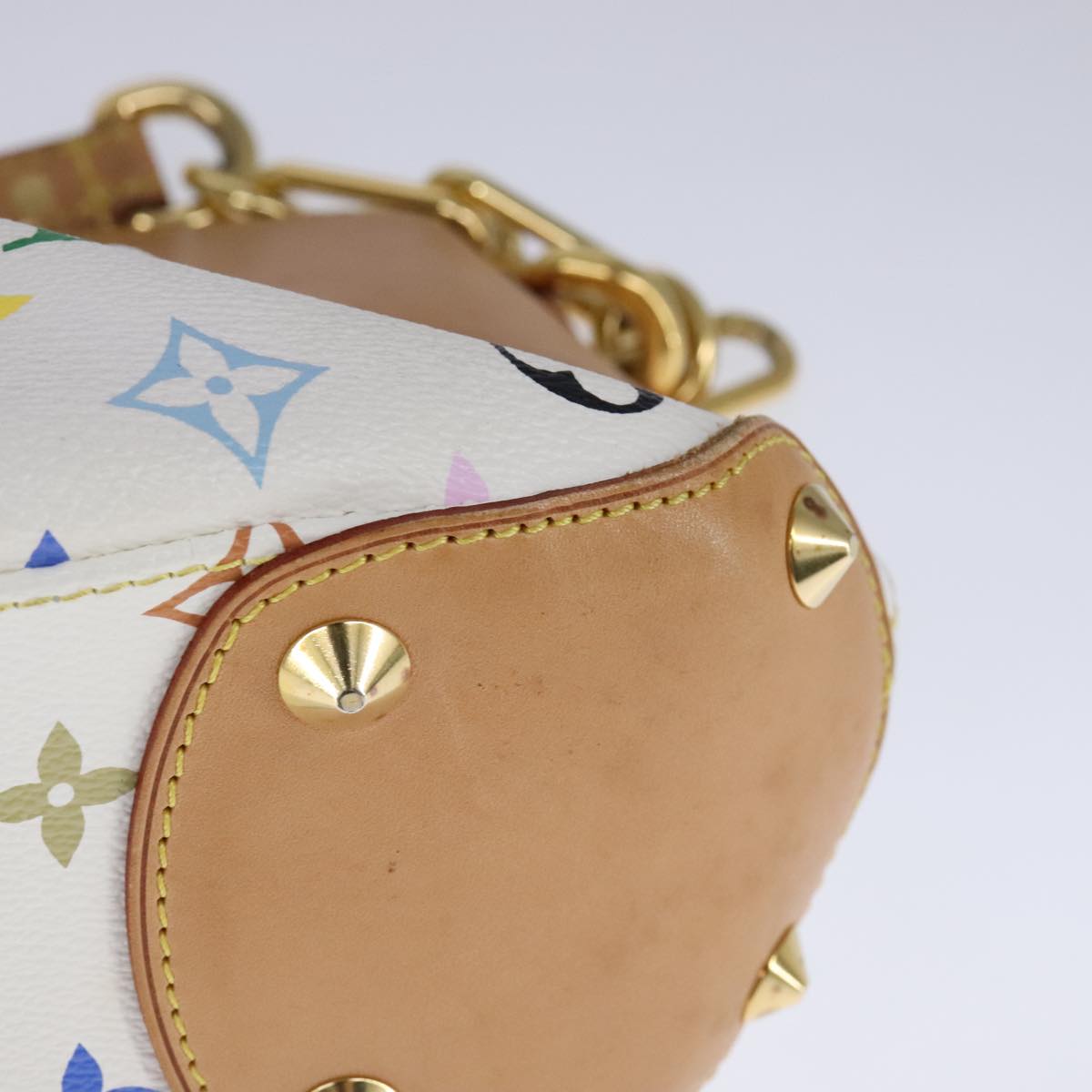 Louis Vuitton Judy White Canvas Shoulder Bag (Pre-Owned)