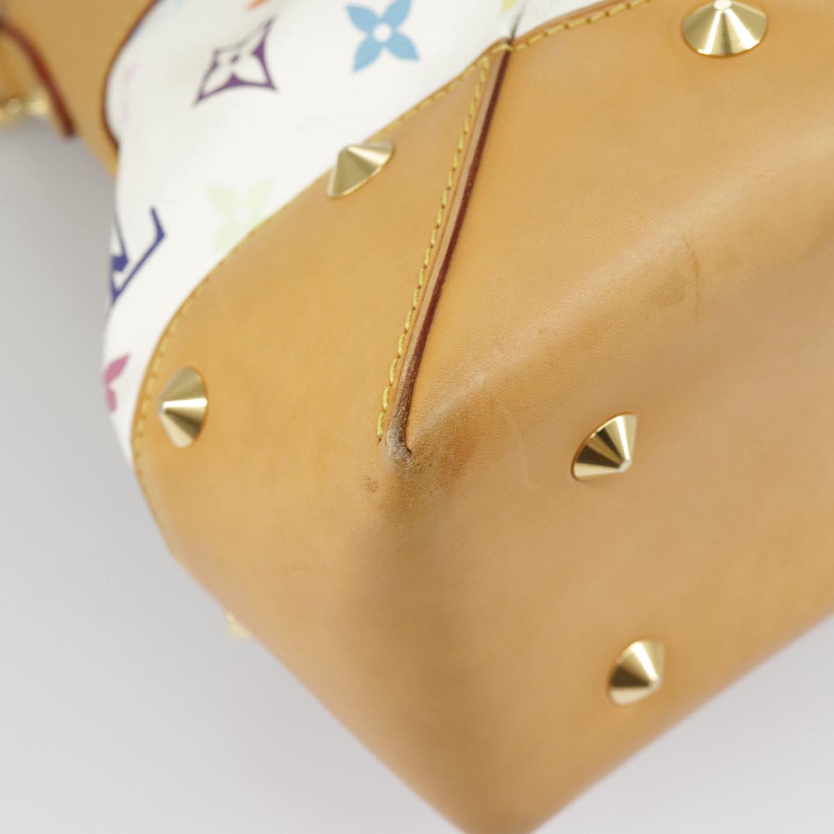 Louis Vuitton Judy White Canvas Shoulder Bag (Pre-Owned)