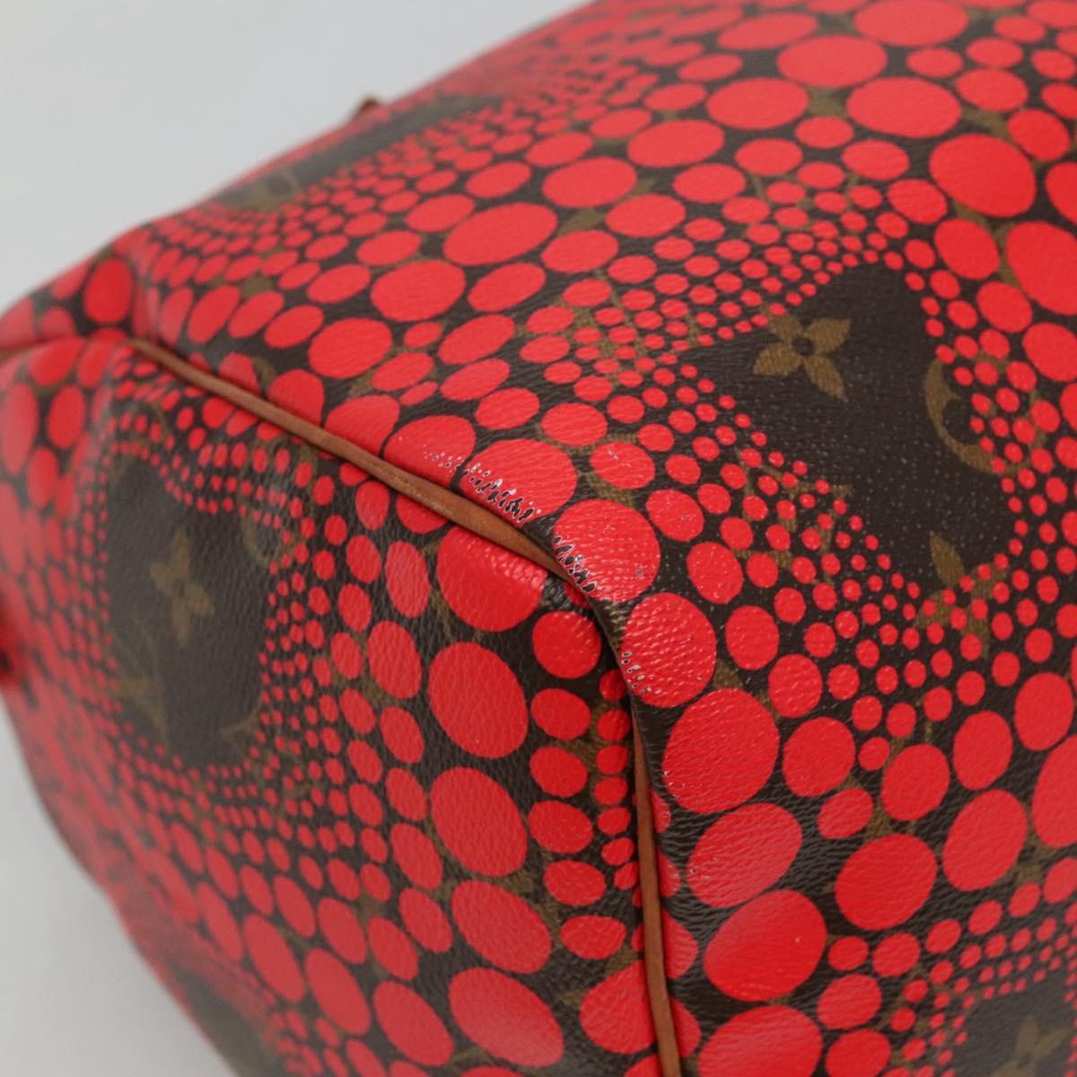 Louis Vuitton Speedy 30 Red Canvas Handbag (Pre-Owned)