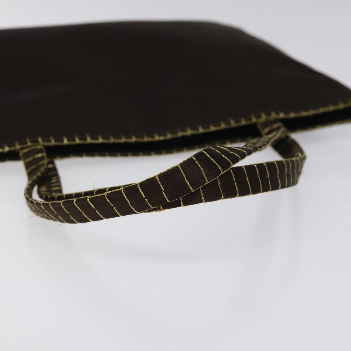 Prada Brown Synthetic Handbag (Pre-Owned)