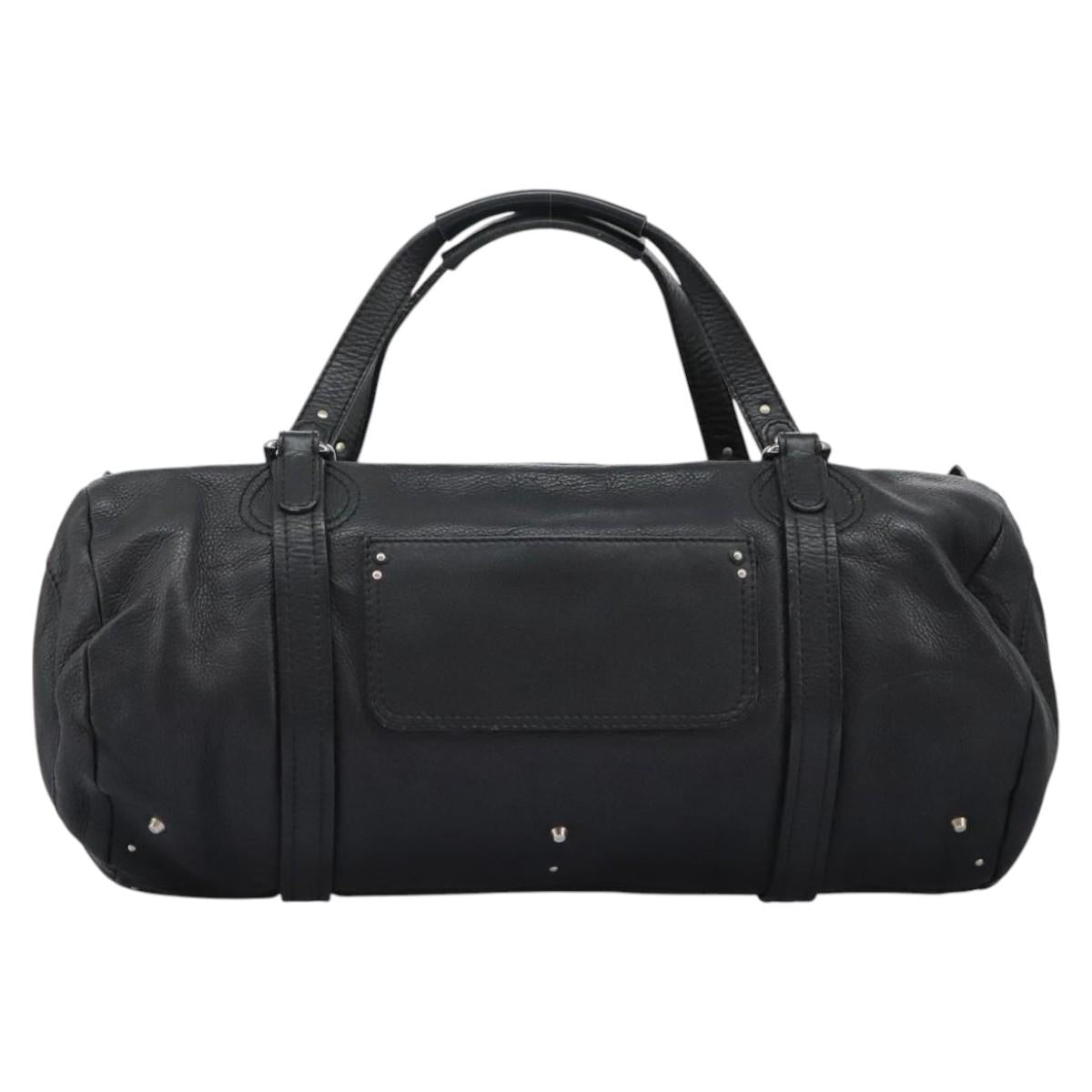 Chloé Paddington Black Leather Travel Bag (Pre-Owned)