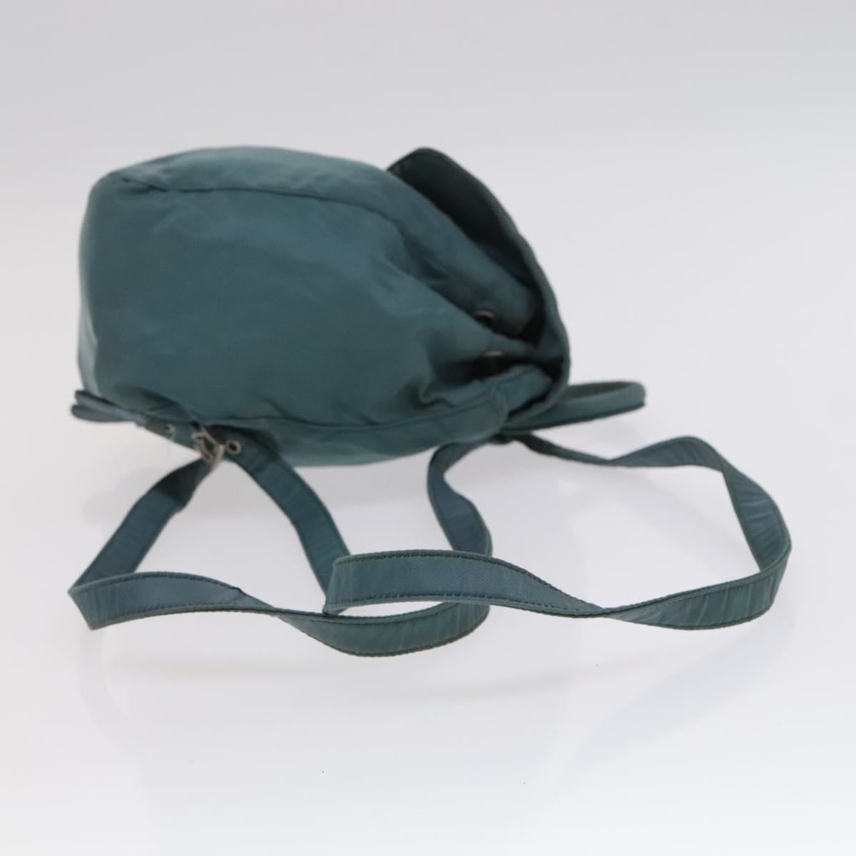 Prada Re-Nylon Blue Synthetic Backpack Bag (Pre-Owned)