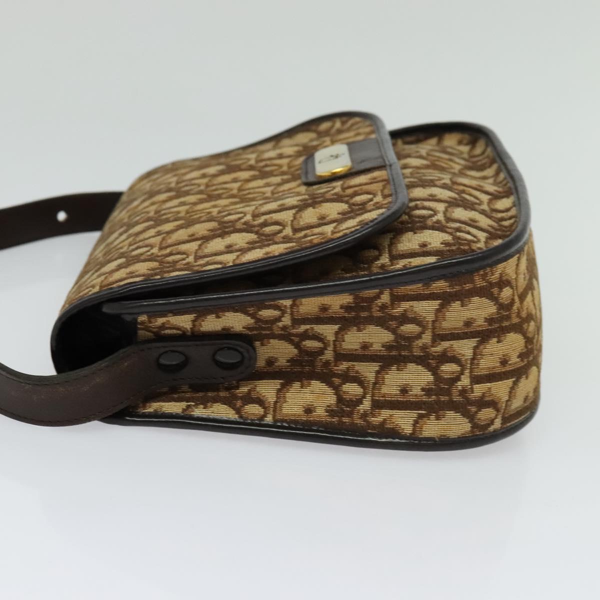Dior Brown Canvas Shoulder Bag (Pre-Owned)