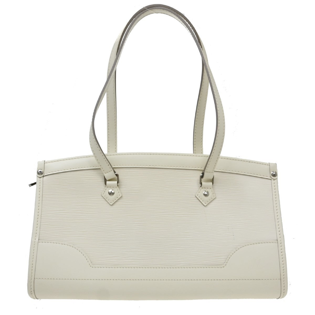 Louis Vuitton Madeleine Epi Leather White Leather Shoulder Bag Bag (Pre-Owned)