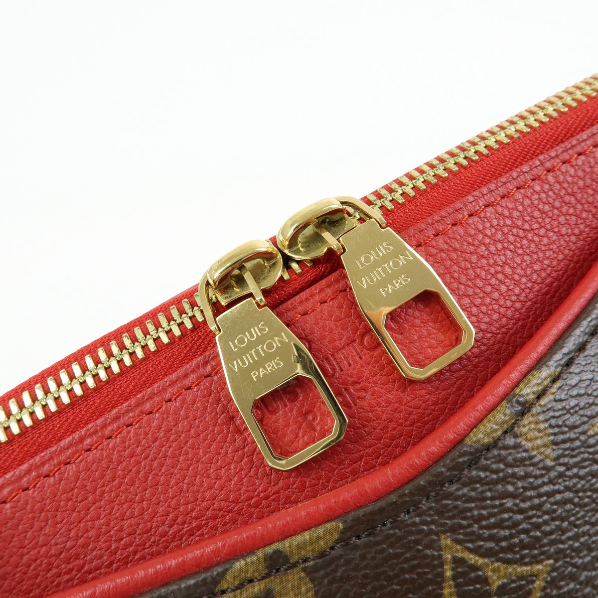 Louis Vuitton Pallas Monogram Canvas With Leather Brown Canvas Tote Bag Bag (Pre-Owned)
