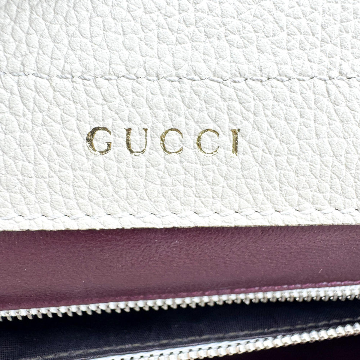 Gucci Zumi Leather Gold Calfskin Shoulder Bag Bag (Pre-Owned)