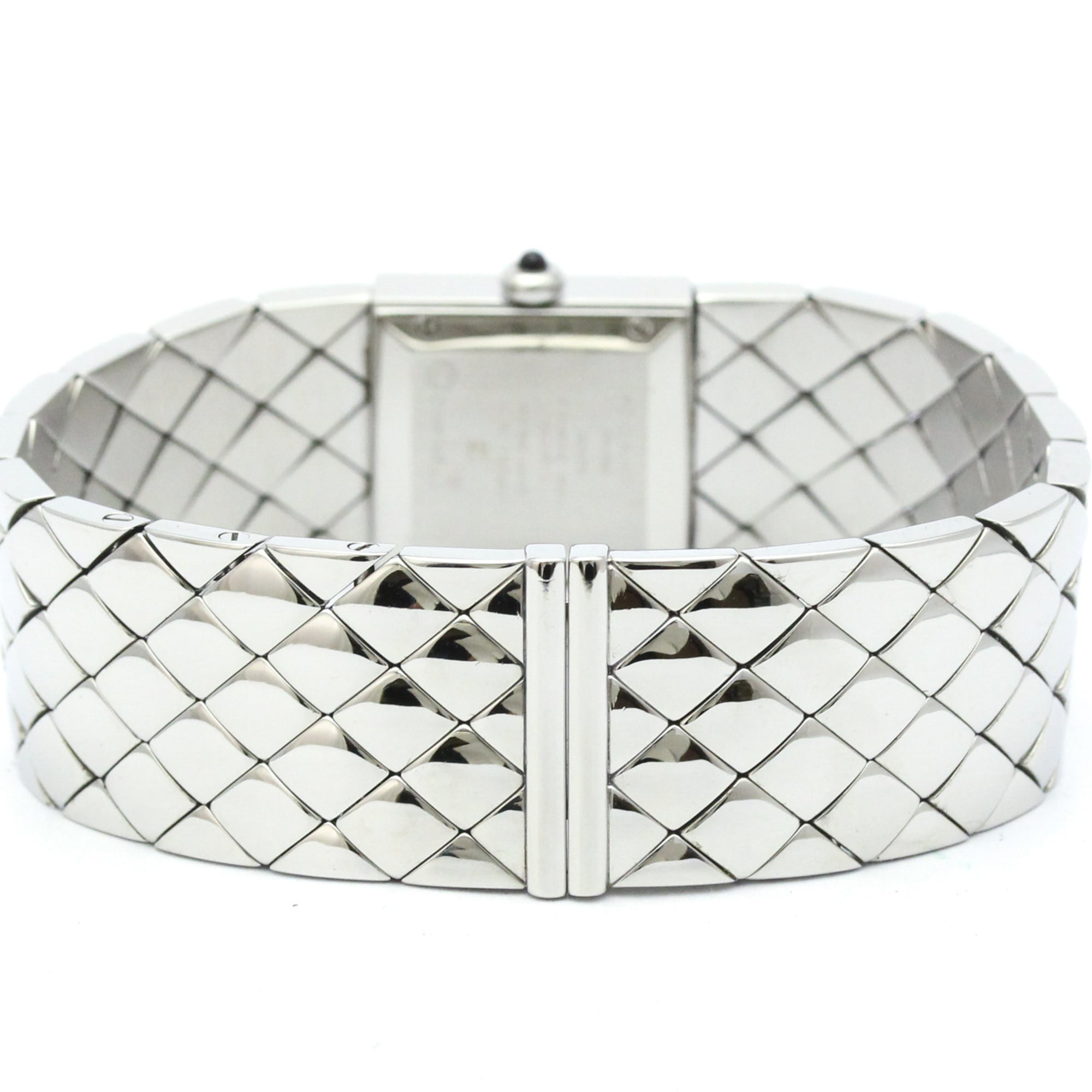 Chanel Matelasse Quartz Stainless Steel Watch (Pre-Owned)