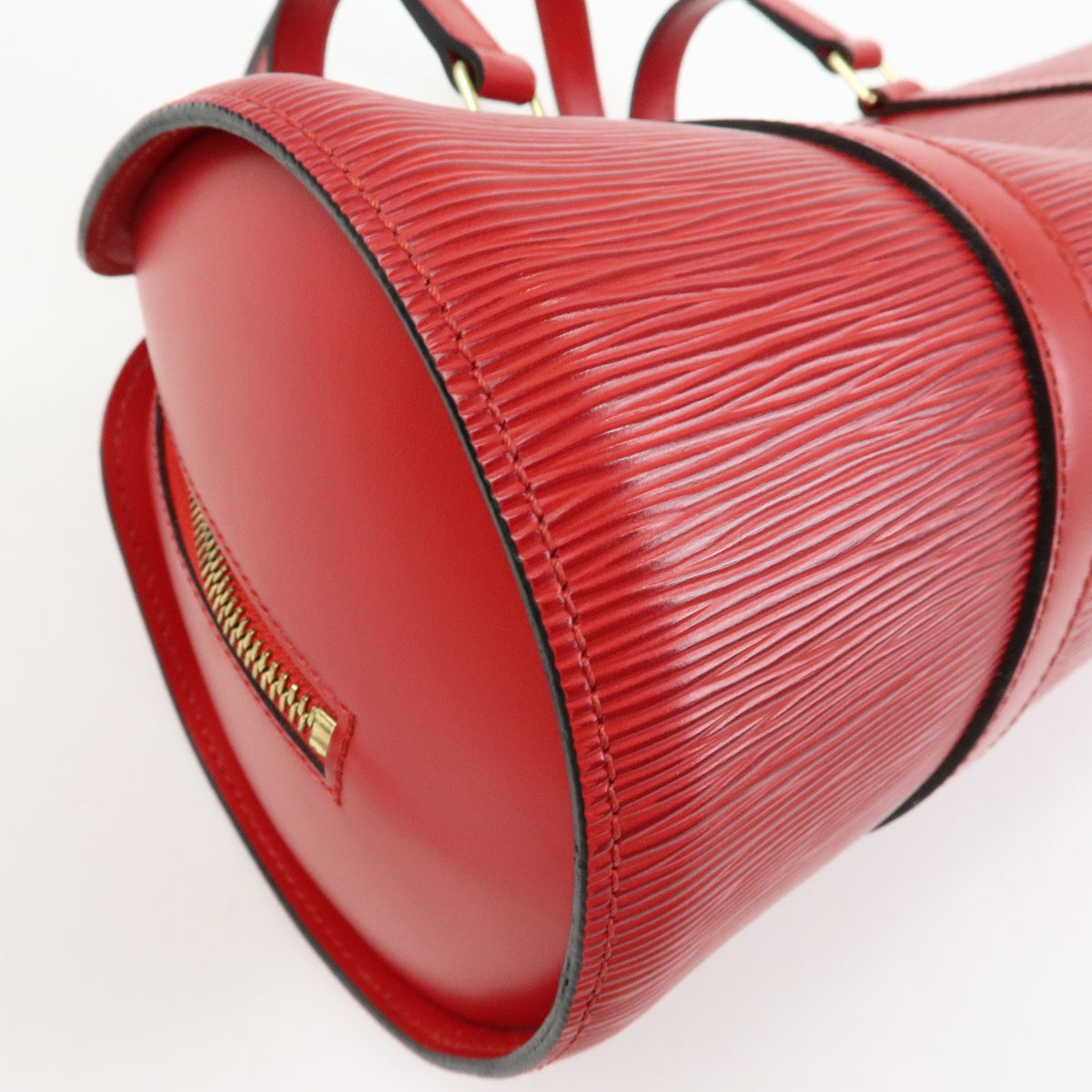 Louis Vuitton Soufflot Epi Leather Red Leather Tote Bag Bag (Pre-Owned)