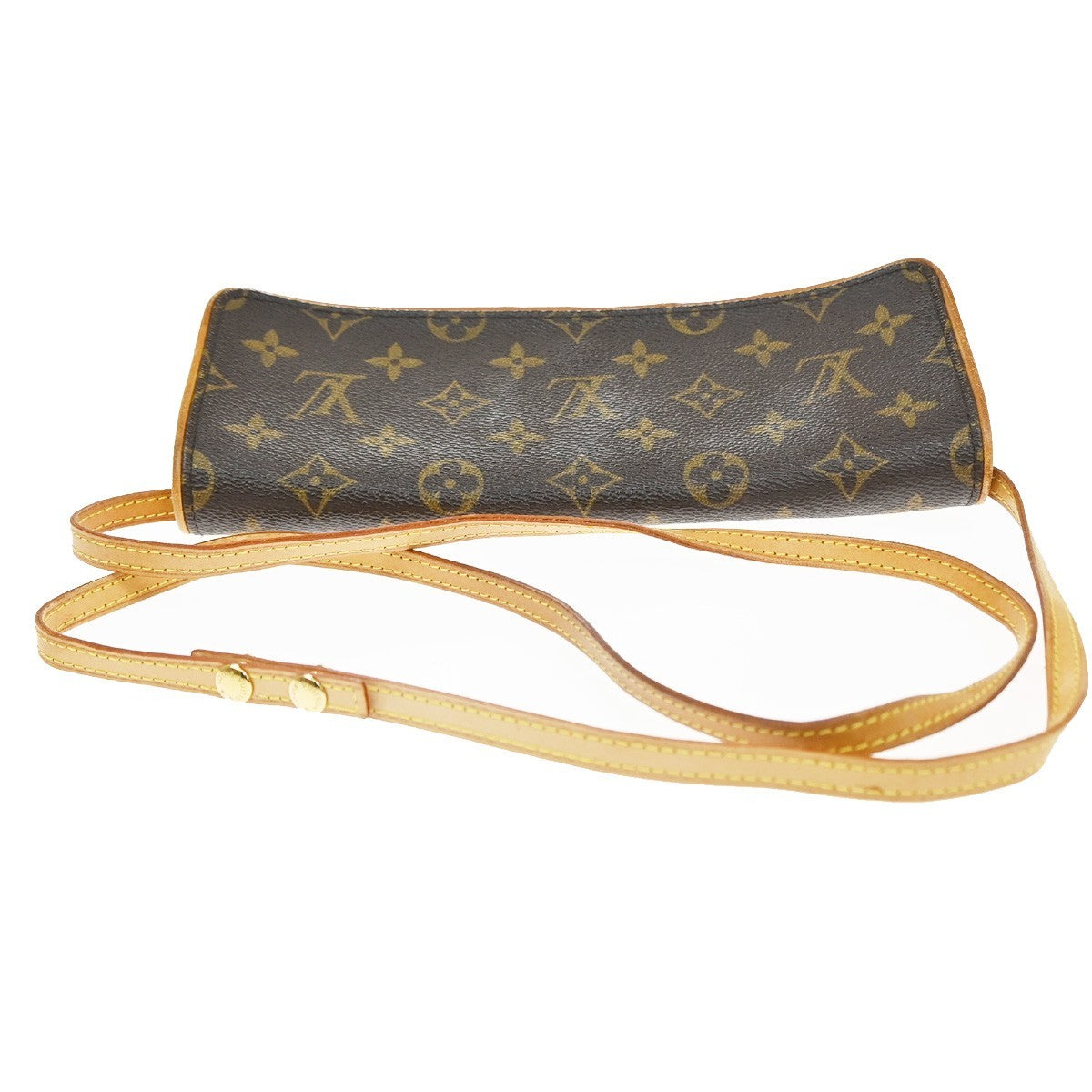 Louis Vuitton Twin Monogram Canvas Brown Canvas Clutche & Pouche Bag (Pre-Owned)