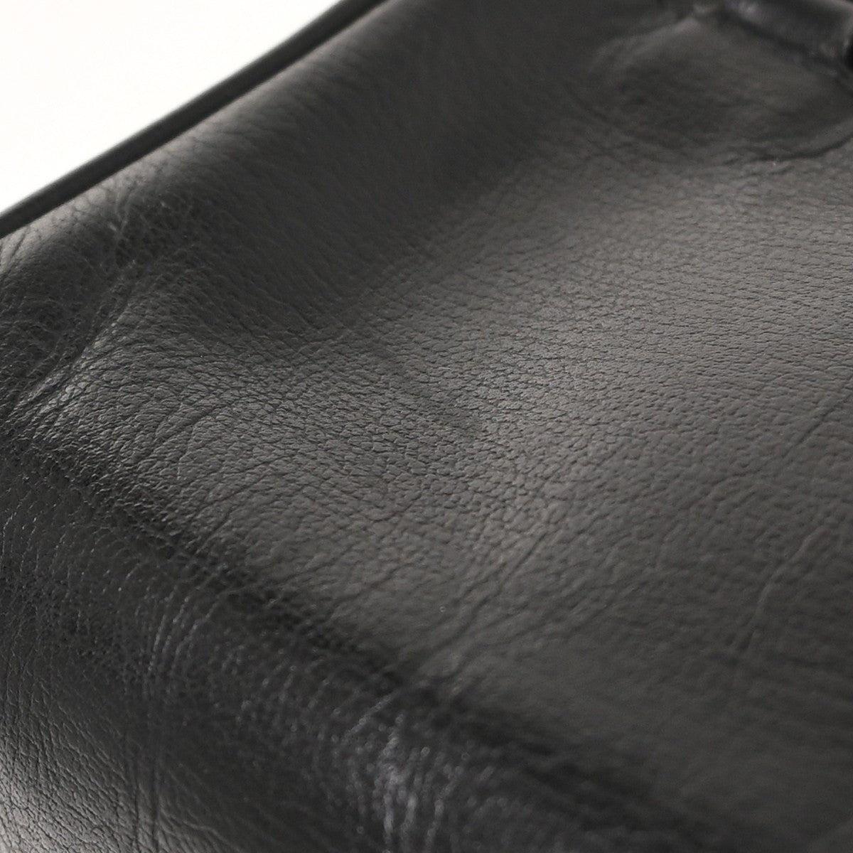 Fendi Convertible Boston Patent Black Leather Handbag (Pre-Owned)